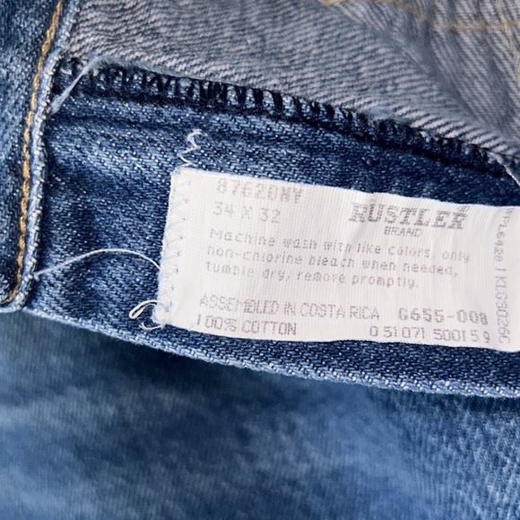 Vintage “Rustler” Straight Leg Jeans - Picture 6 of 8